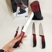 Набір ножів Edenberg EB-11022, 6 предметів Red. Зображення №5 Набір ножів Edenberg EB-11022, 6 предметів Red. Зображення №5