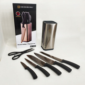 Набір кухонних ножів Edenberg EB-11026, 7 предметів Gray. Зображення №7