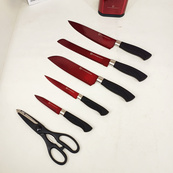 Набор ножей Edenberg EB-11027 7 предметов Red. Изображение №6