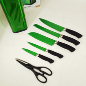 Набор ножей Edenberg EB-11027 7 предметов Green. Изображение №7