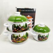 Набір каструль Edenberg EB-1889 6 предметів. Зображення №5