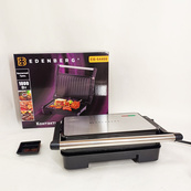 Гриль тостер Edenberg EB-64466 1000Вт електричний притискний контактний. Зображення №2