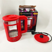 Чайник скляний електричний Edenberg EB-83558 1500Вт Електрочайник із підсвічуванням 2л Red. Зображення №2