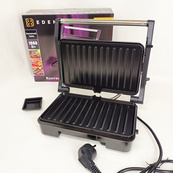 Гриль тостер Edenberg EB-64466 1000Вт електричний притискний контактний. Зображення №5