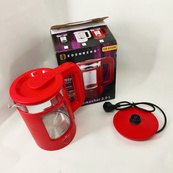 Чайник скляний електричний Edenberg EB-83558 1500Вт Електрочайник із підсвічуванням 2л Red. Зображення №3