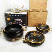 Набор кастрюль Edenberg EB-12927 из высококачественного алюминия с мраморным покрытием 8 предметов. Изображение №4 Набор кастрюль Edenberg EB-12927 из высококачественного алюминия с мраморным покрытием 8 предметов. Изображение №4