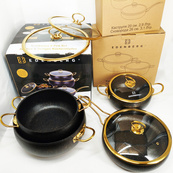 Набор кастрюль Edenberg EB-12927 из высококачественного алюминия с мраморным покрытием 8 предметов. Изображение №6 Набор кастрюль Edenberg EB-12927 из высококачественного алюминия с мраморным покрытием 8 предметов. Изображение №6