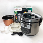 Мультиварка пароварка Rainberg RB-6209 45 программ 6л 1000W, Сенсорная мультиварка рисоварка. Изображение №2