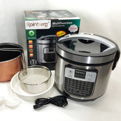 Мультиварка пароварка Rainberg RB-6209 45 программ 6л 1000W, Сенсорная мультиварка рисоварка. Изображение №5
