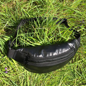 Сумка на пояс из эко-кожи. Сумка через плечо. Бананка мужская, женская Black. Изображение №23