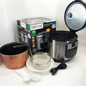 Мультиварка пароварка Rainberg RB-6209 45 программ 6л 1000W, Сенсорная мультиварка рисоварка. Изображение №9