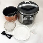 Мультиварка пароварка Rainberg RB-6209 45 программ 6л 1000W, Сенсорная мультиварка рисоварка. Изображение №12