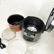 Мультиварка пароварка Rainberg RB-6209 45 программ 6л 1000W, Сенсорная мультиварка рисоварка. Изображение №13