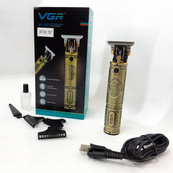 Машинка для стрижки мужская VGR V-085 Электробритва с насадками для бороды Окантовочная машинка. Изображение №26