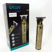 Машинка для стрижки мужская VGR V-085 Электробритва с насадками для бороды Окантовочная машинка. Изображение №28