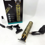 Машинка для стрижки мужская VGR V-085 Электробритва с насадками для бороды Окантовочная машинка. Изображение №29