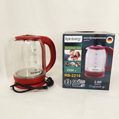 Електрочайник Rainberg RB-2218 3200 Вт 2л Red. Зображення №4