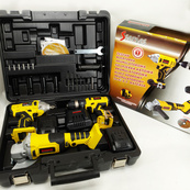 Набір гайковерт шуруповерт болгарка 24,4 В Boxer SR-028 набір акумуляторного інструменту. Зображення №2 Набір гайковерт шуруповерт болгарка 24,4 В Boxer SR-028 набір акумуляторного інструменту. Зображення №2