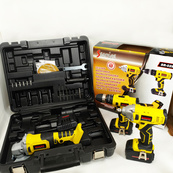 Набір гайковерт шуруповерт болгарка 24,4 В Boxer SR-028 набір акумуляторного інструменту. Зображення №3 Набір гайковерт шуруповерт болгарка 24,4 В Boxer SR-028 набір акумуляторного інструменту. Зображення №3