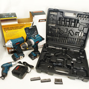 Набір акумуляторних інструментів 24 В Boxer SR-033 набір гайковерт шуруповерт викрутка. Зображення №5