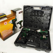 Инструменты на аккумуляторах 1350 об/мин, 3000 уд/мин Boxer SR-035 дрель гайковерт набор. Изображение №6