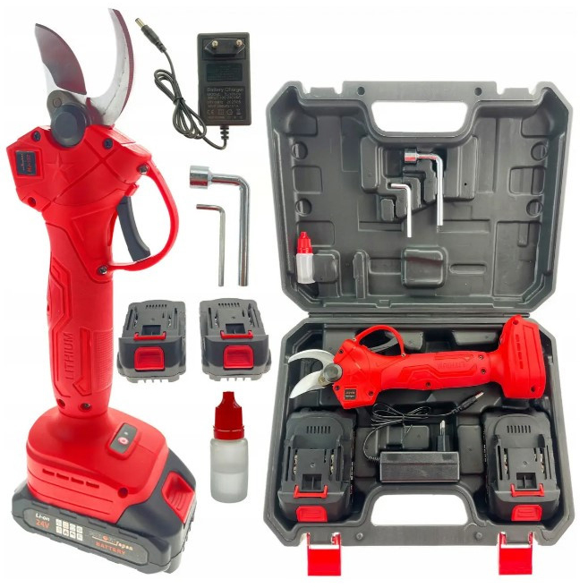 Секатор акумуляторний Boxer BX-9001 2 АКБ 24В Секатор акумуляторний Boxer BX-9001 2 АКБ 24В