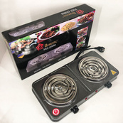 Электроплита настольная Domotec MS-5802, плита двухкомфорочная электроплита кухонна бытовая электрическая. Изображение №4 Электроплита настольная Domotec MS-5802, плита двухкомфорочная электроплита кухонна бытовая электрическая. Изображение №4