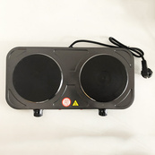 Електроплита Domotec MS-5822 2 диски 2000 Вт, плита електрична переносна двоконфоркова настільна. Зображення №3