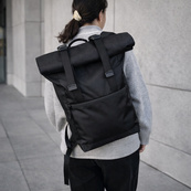 Универсальный рюкзак Roll Top для мужчин и женщин: городской рюкзак для ноутбука и большой рюкзак. Изображение №2