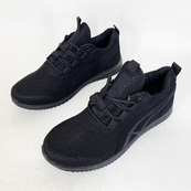 Кроссовки летние сетка черные 3928 44р. Изображение №2