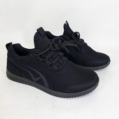 Кросівки літні сітка чорні 3928 42р. Зображення №5