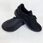 Кросівки літні сітка чорні 3941 42р. Зображення №6