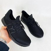 Кроссовки летние сетка черные 3940 44р. Изображение №6