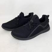 Кросівки літні сітка чорні 3939 44р. Зображення №4