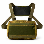 Тактична нагрудна сумка Multicam Cordura 1000D з MOLLE та патч-панеллю, 5 кишень, 30×20×8 см. Зображення №4 Тактична нагрудна сумка Multicam Cordura 1000D з MOLLE та патч-панеллю, 5 кишень, 30×20×8 см. Зображення №4