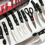 Набор кухонных ножей Contour Pro Knives 13 предметов, Набор кухонных принадлежностей набор ножей. Изображение №2 Набор кухонных ножей Contour Pro Knives 13 предметов, Набор кухонных принадлежностей набор ножей. Изображение №2