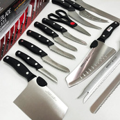 Набор кухонных ножей Contour Pro Knives 13 предметов, Набор кухонных принадлежностей набор ножей. Изображение №7 Набор кухонных ножей Contour Pro Knives 13 предметов, Набор кухонных принадлежностей набор ножей. Изображение №7