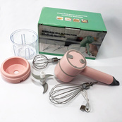 Ручной беспроводной миксер-измельчитель 2 в 1. Цвет: розовый. Изображение №8