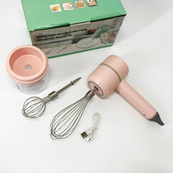 Ручной беспроводной миксер-измельчитель 2 в 1. Цвет: розовый. Изображение №10