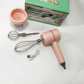 Ручной беспроводной миксер-измельчитель 2 в 1. Цвет: розовый. Изображение №11