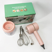 Ручной беспроводной миксер-измельчитель 2 в 1. Цвет: розовый. Изображение №17