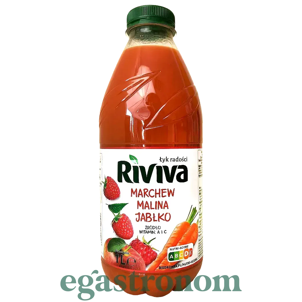 Сік морква, малина, яблуко Рівіва Riviva 1L 6шт/ящ Сік морква, малина, яблуко Рівіва Riviva 1L 6шт/ящ