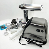 Мясорубка Suntera SMG-5454SS, Кухонная мясорубка, Мясорубка электрическая металл, Мясорубка-соковижималка. Изображение №2