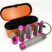 Стайлер для волосся 5 в 1 + Кейс чохол багатофункціональний для всіх типів волосся у зручній валізці. Зображення №2