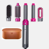 Стайлер для волосся 5 в 1 + Кейс чохол багатофункціональний для всіх типів волосся у зручній валізці. Зображення №7