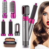 Стайлер для волосся 5 в 1 + Кейс чохол багатофункціональний для всіх типів волосся у зручній валізці. Зображення №10