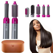 Стайлер для волосся 5 в 1 + Кейс чохол багатофункціональний для всіх типів волосся у зручній валізці. Зображення №11