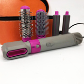 Стайлер для волосся 5 в 1 + Кейс чохол багатофункціональний для всіх типів волосся у зручній валізці. Зображення №17