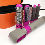 Стайлер для волосся 5 в 1 + Кейс чохол багатофункціональний для всіх типів волосся у зручній валізці. Зображення №18