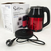 Электрочайник дисковый 1.8 л 1500 Вт с двойными стенками Suntera EKB-326R красный. Изображение №6 Электрочайник дисковый 1.8 л 1500 Вт с двойными стенками Suntera EKB-326R красный. Изображение №6